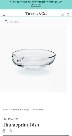 BRAND NEW: TIFFANY & Co Crystal Bowl