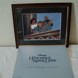 Hunchback of Notre Dame Lithograph