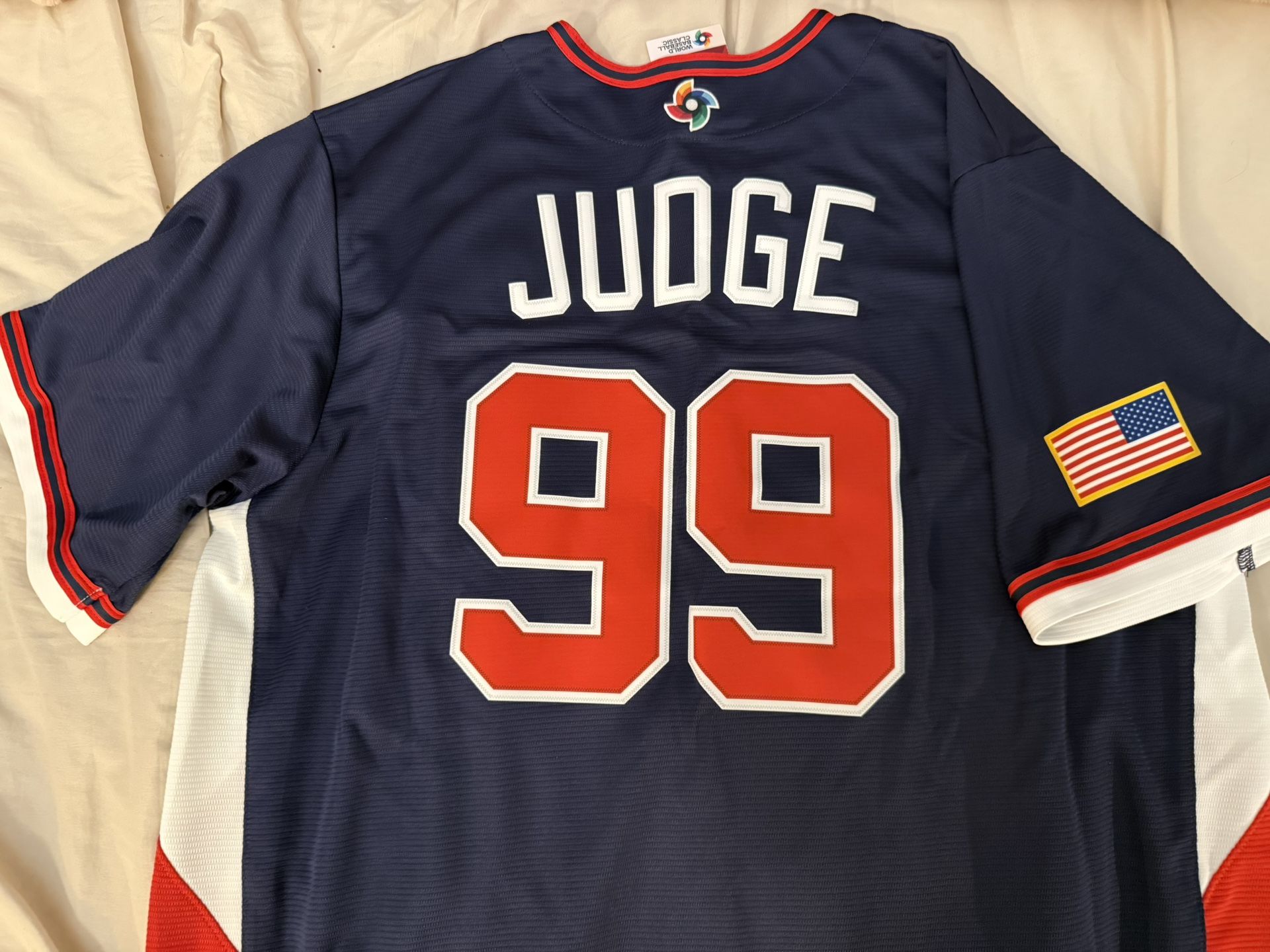 WBC USA AARON JUDGE JERSEY XL NIKE