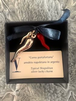 Corno Portafortuna Neapolitan Silver Lucky Charm