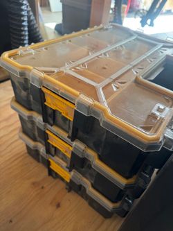 3 Dewalt organizers