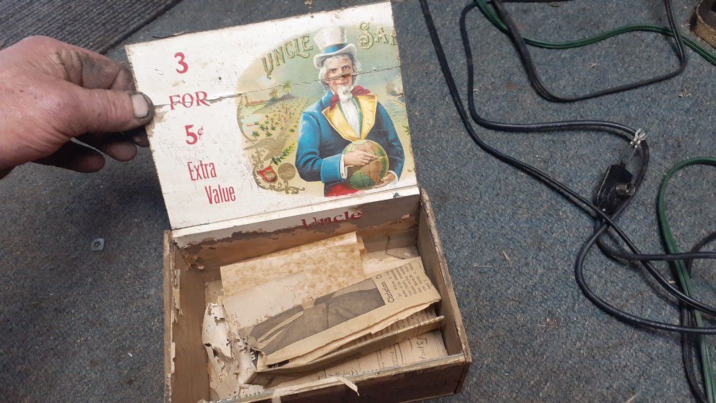 Cigar Box From Richmond Virginia With Uncle Sam On It