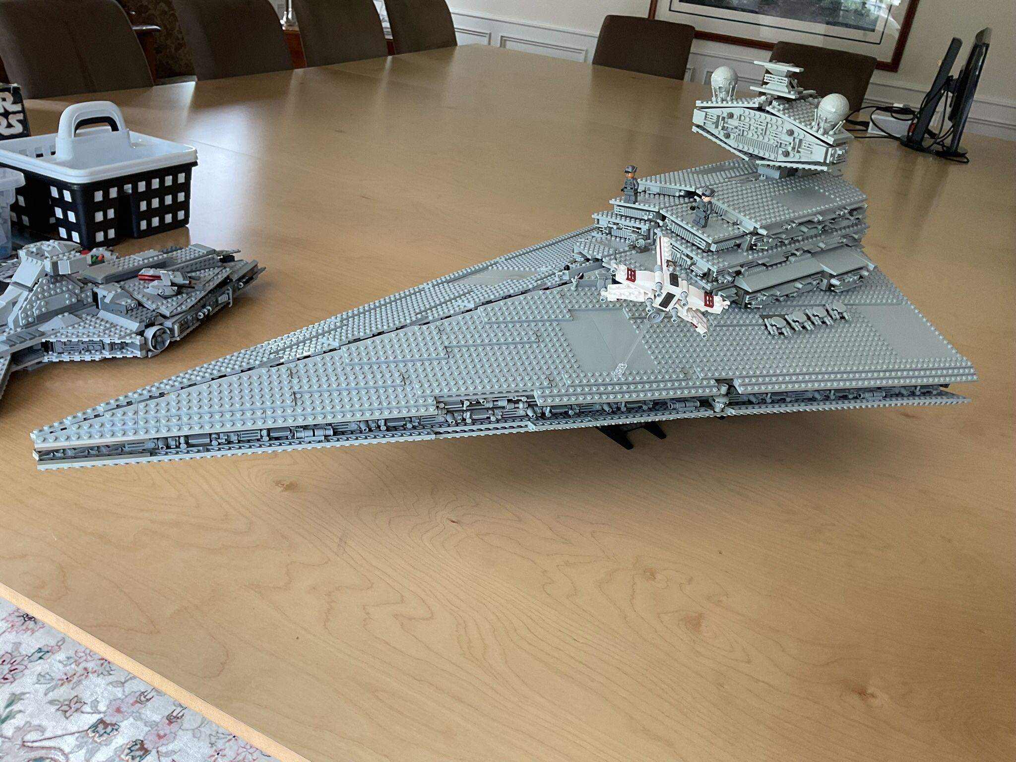 2003 Lego imperial star destroyer 3000 pieces all original pieces And manual box
