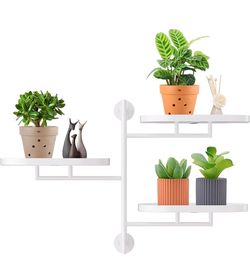 3 Tier Wall Mounting Swiveling Plant Holder