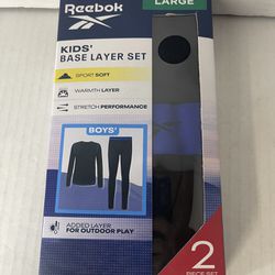 Reebok Boys' Thermal Underwear Set 