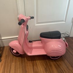 Pink Mini Toddler Vespa Scooter 