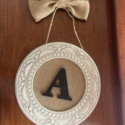 Kirklands Initial Wall Decor - Letter  “A”