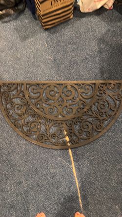 Rubber Entrance Door Mat Outside