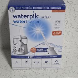 Waterpik Ultra Water Flosser with 10 Settings, 6 Tips, ADA