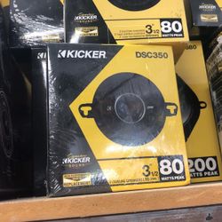 Kicker 3.5 Inch Car Speakers On Sale For 49.99 