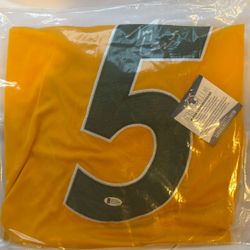 Trey Lance Signed Jersey (NDSU, Yellow, BAS COA)