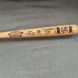 New York Yankees 2009 World Series Championship Louisville Slugger collectible bats