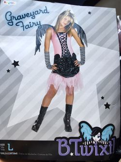New girl graveyard fairy costume size L 10-12
