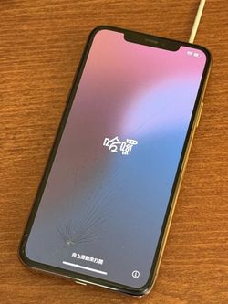 Apple iPhone 11 Pro Max with Cracked Screen - 256 GB - Gold Unlocked