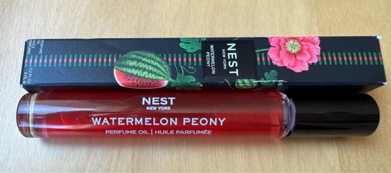 New NEST New York Watermelon Peony Perfume Oil Rollerball 0.2 oz 6ML Travel Size