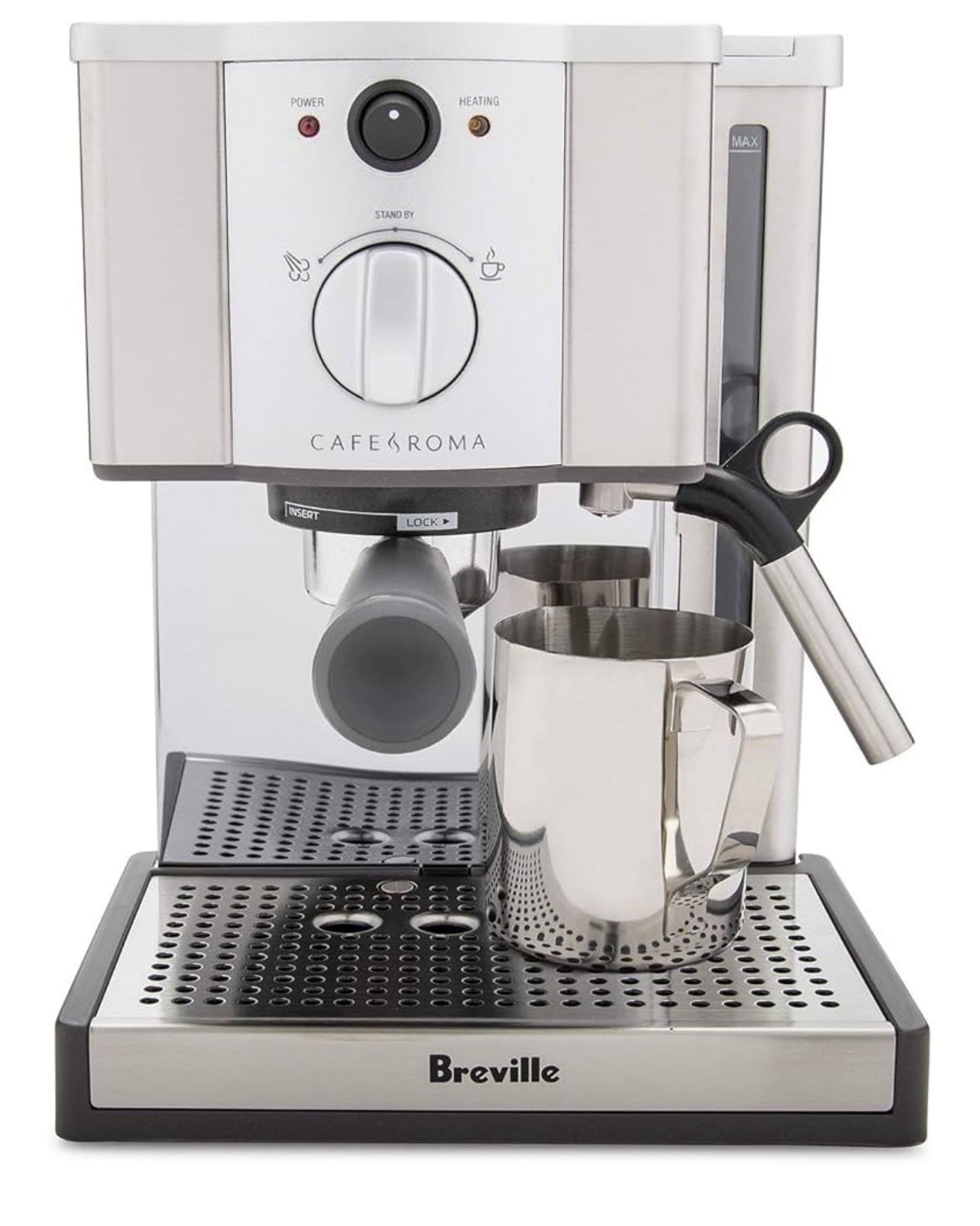 Breville cafe Roma Stainless Steel Espresso Maker