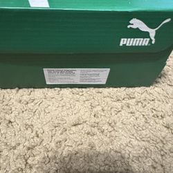 Brown suede Puma sneakers (women’s size 6 from the box)