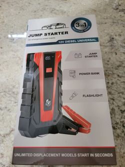 jump starter 12v diesel universal,3in1(new)