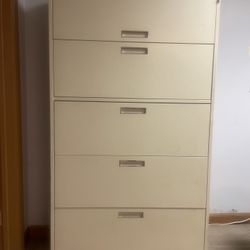 Five Drawer Metal Lateral File