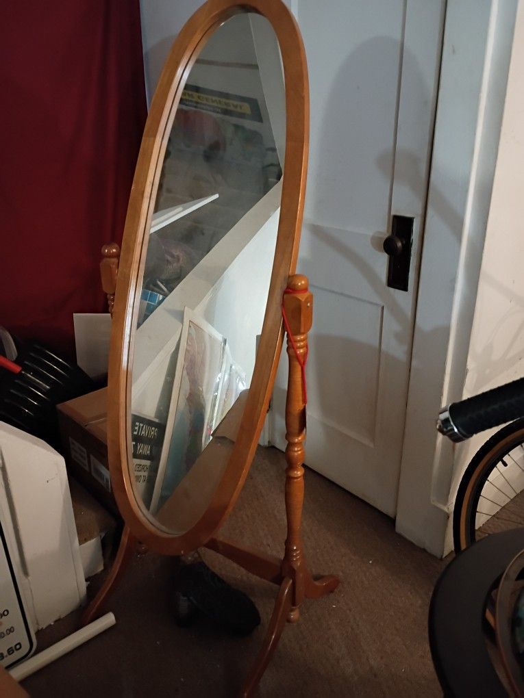 Floor Mirror On Stand