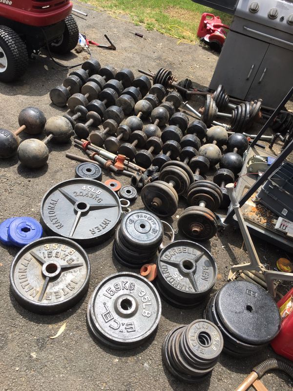 Vintage York weights in great condition for Sale in Riverside, CA OfferUp