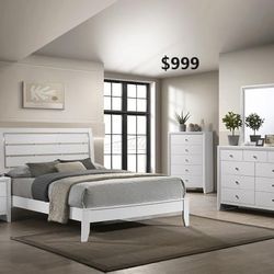 new queen bedroom set of 5 pc $999 only 🔥🔥🔥