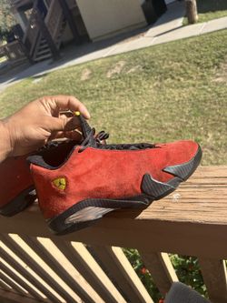 Jordan 14 Red Ferrari Size 12