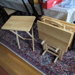 Wooden Snack Tables