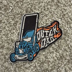 Dutch Bros “Lawnmower Dutch Dad” Sticker