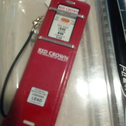 Red Crown Gasoline Mini Gas Pump