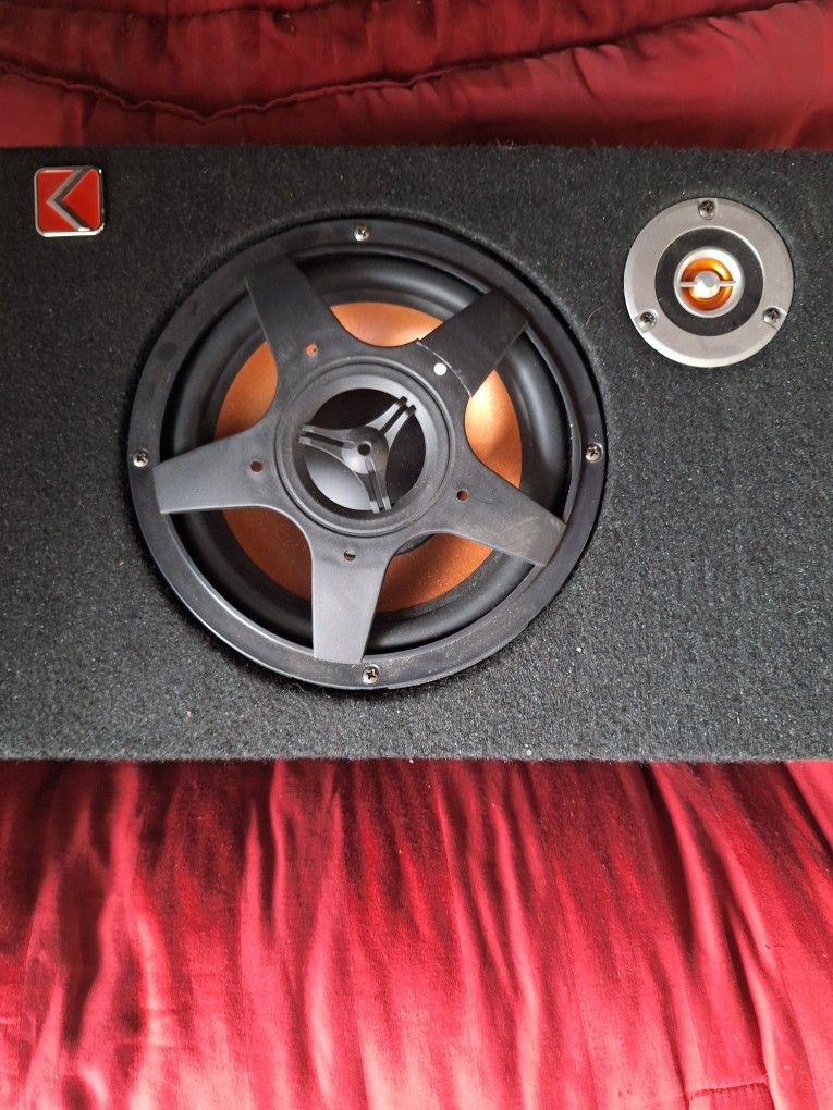Kicker 8 Inch Amplified Car Speaker
