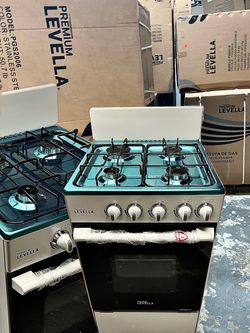 Estufas nuevas de gas blanca de 20” pulgadas de ancho