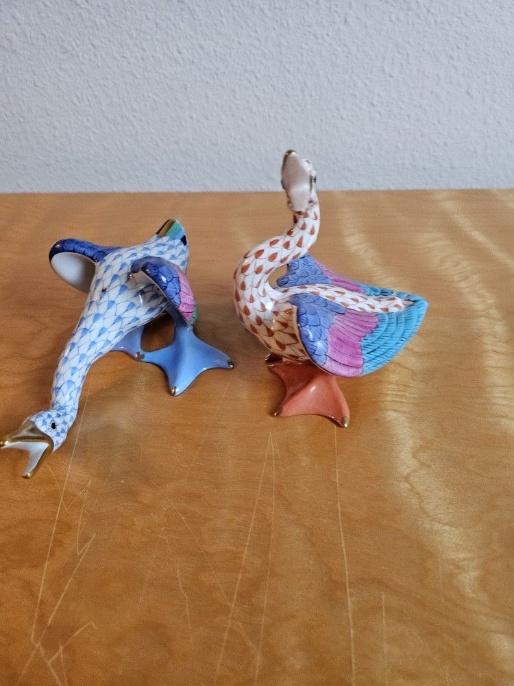 Herend Hungary Honking Wild Goose