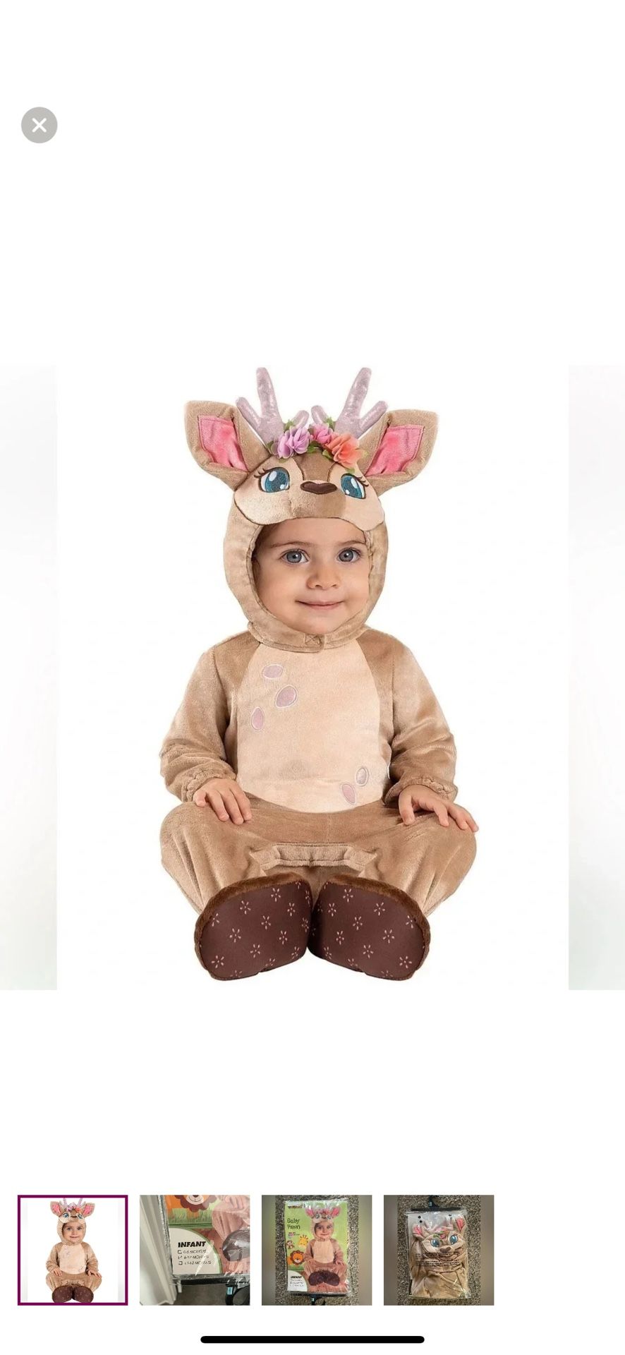 Baby Fawn Halloween costume 