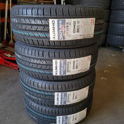 205 55 16 NEW KUMHO SOLUS TIRES COROLLA CIVIC SENTRA KIA SCION BMW VERSA 