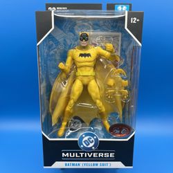 DC Multiverse BATMAN (Yellow Suit) Action Figure Red Platinum Chase Edition