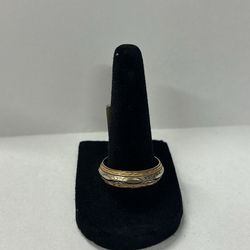 14K gold ring with Turkish style design 6.8 grams