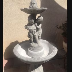 New Water Fountain Made Out Of Cement Perfect Gift For Any Occasion 