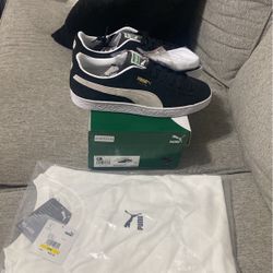 Puma Classics Plus a Puma T-shirt Sz MD