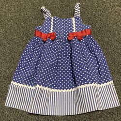 Maggie & Zoe Toddler Girl 18 Month Fourth 4th Of July Patriotic Sun Dress 