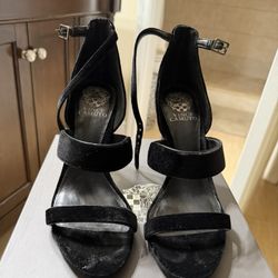 Vince camuto Black Velvet Heels