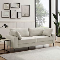 Modern Mid Century Beige Couch (Wayfair)