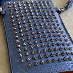 CHRISTIAN LOUBOUTIN SPIKE STUDDED MESSENGER BAG