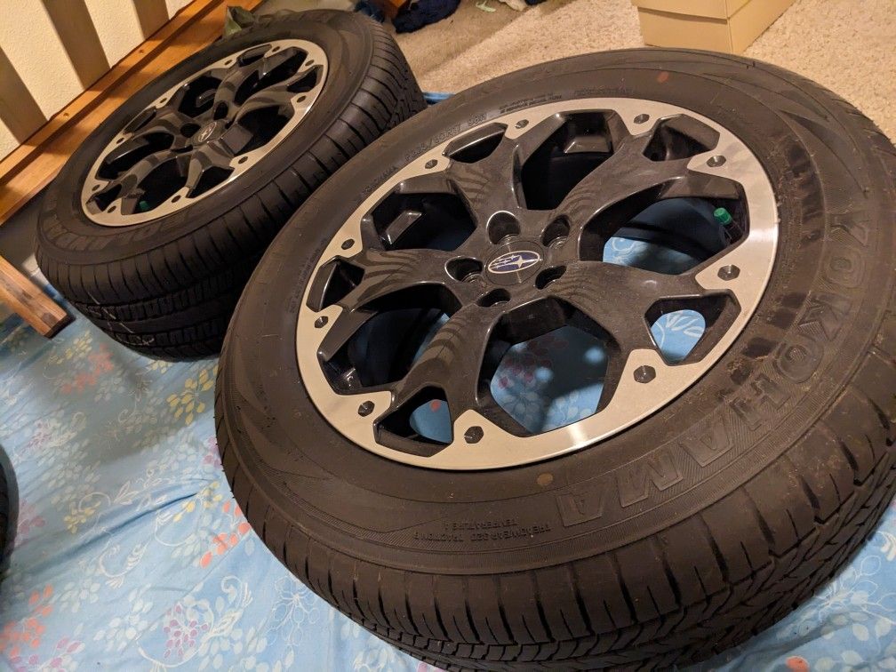 Subaru Crosstrek Premium Tires And Wheels