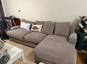 Spacious L-shaped sofa (original price $2500+)
