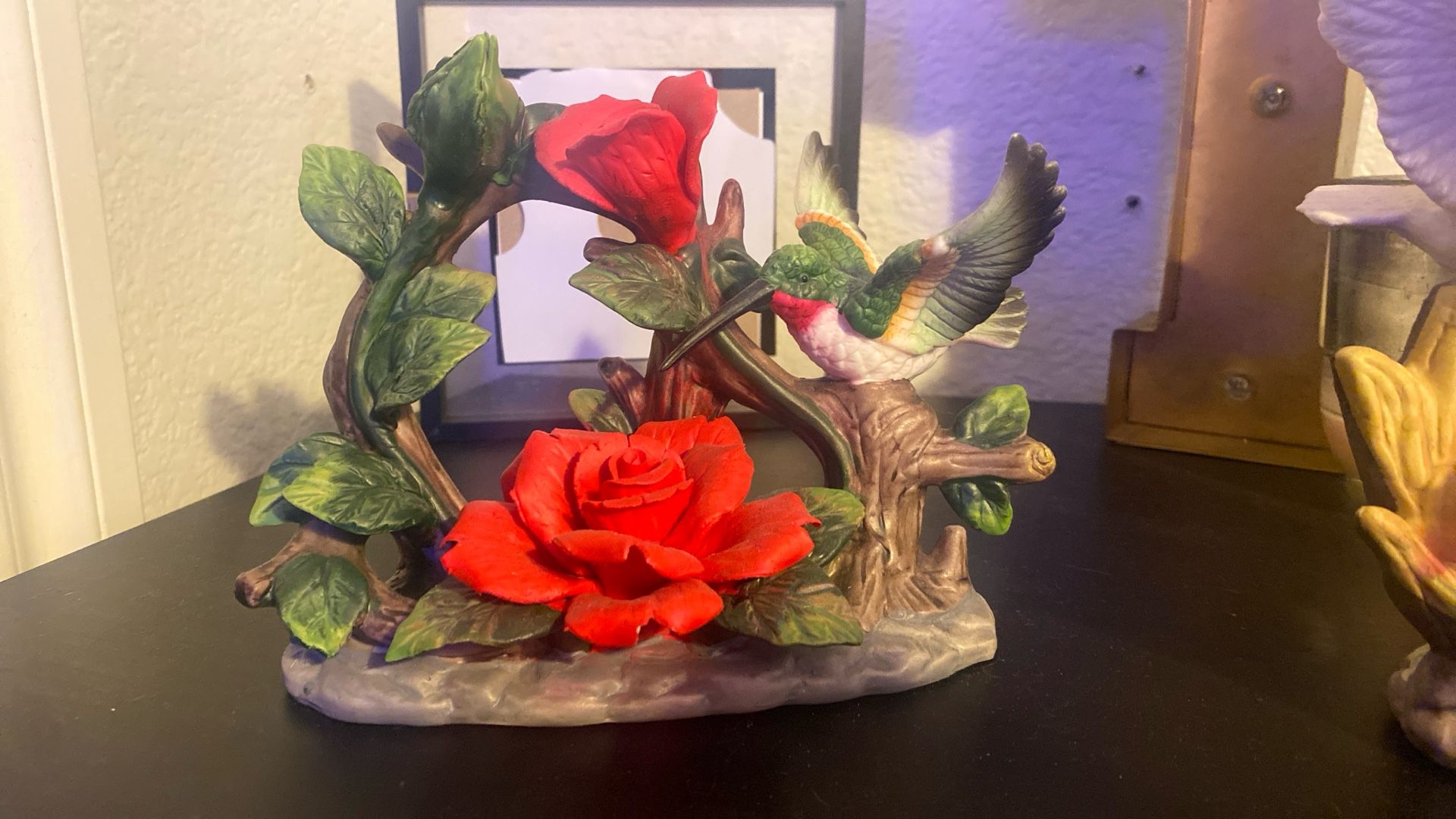 Humming Bird Porcelain Statues