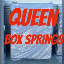 Queen Size 9” Box Springs  (Pick Up Only )