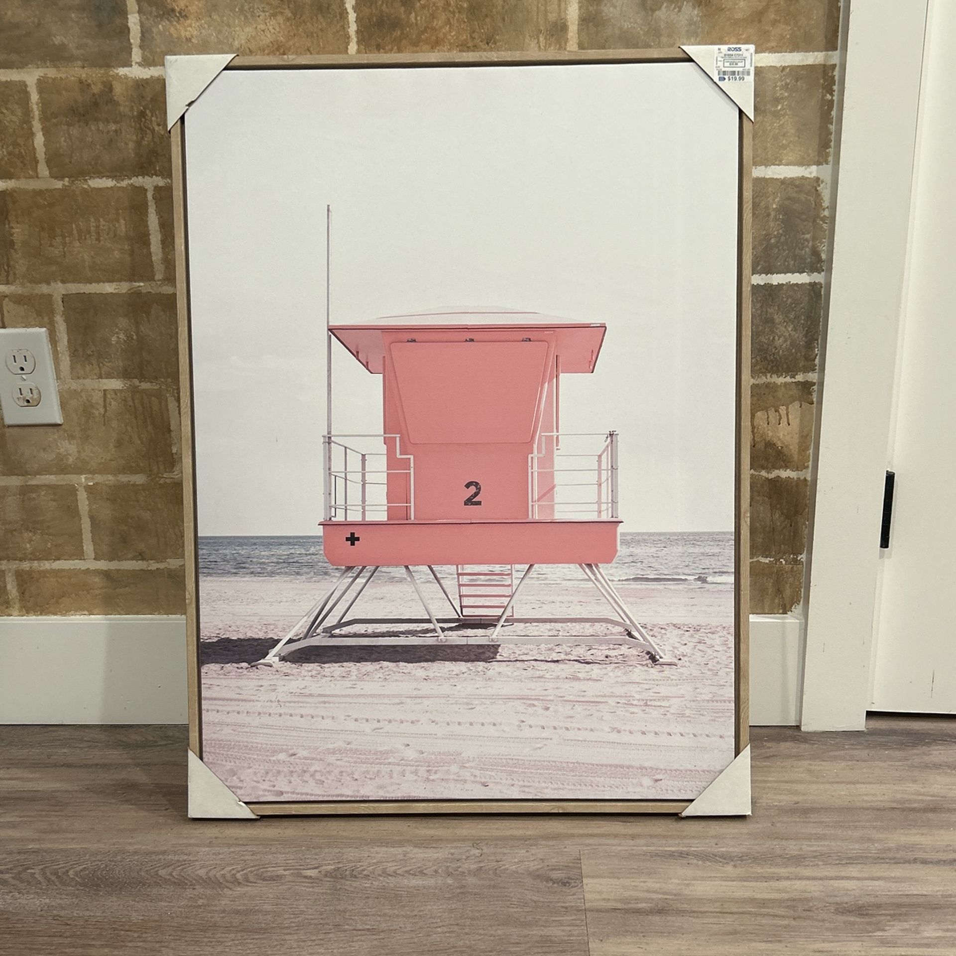 Pink Life Guard Stand /girly Art