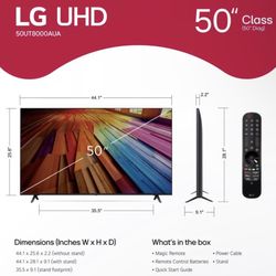 LG 50 Inch TV 4K