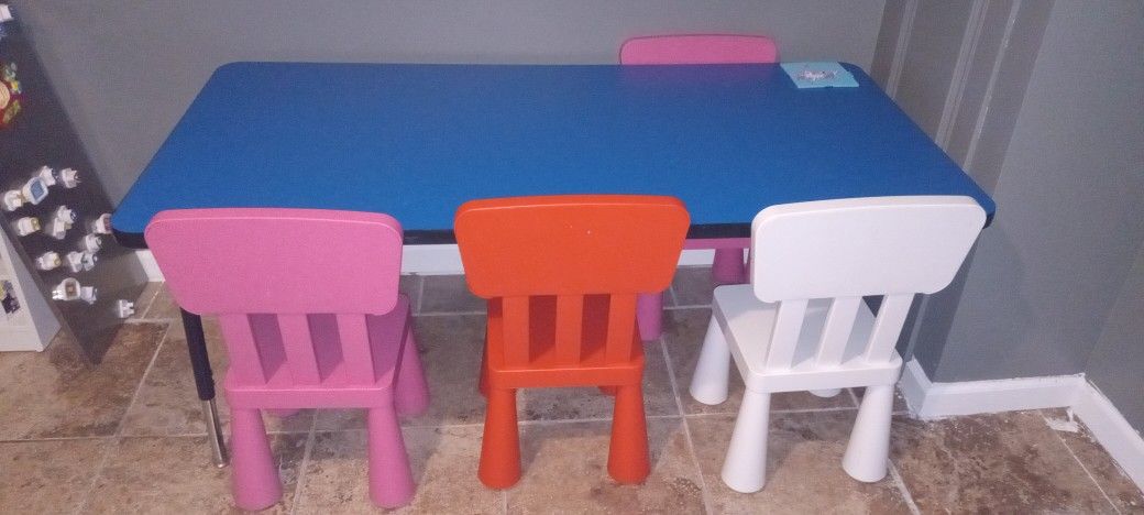 Childcare Daycare Activity Table